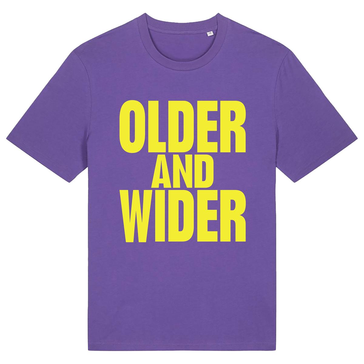 Older and Wider Purple Unisex T-Shirt