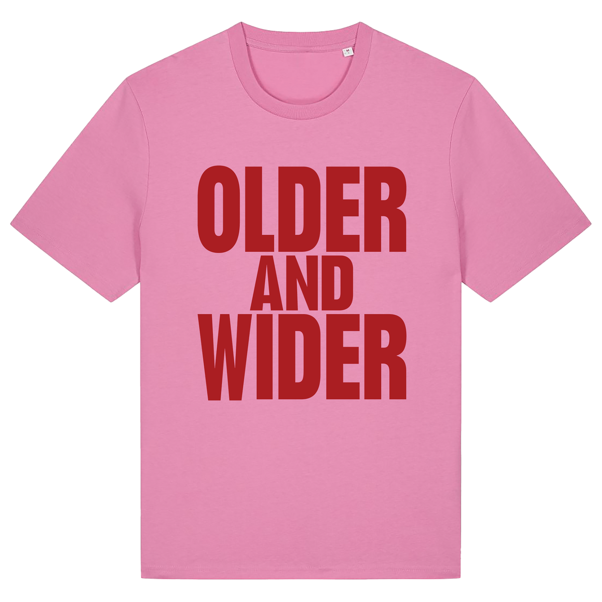 Older and Wider Pink Unisex T-Shirt